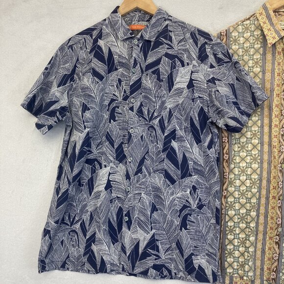 Lot of 2 Vintage Tori Richard Hawaiian Shirt Mens Medium Cotton Tiki Resort USA - Picture 4 of 16